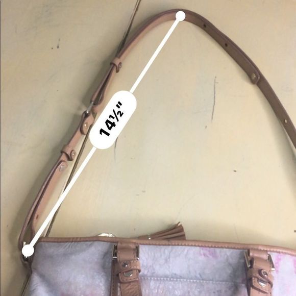 Brahmin Talitha Floral Gloss Shoulder Purse with Crossbody Strap - Picture 16 of 16